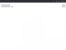 Tablet Screenshot of firehouseministries.com